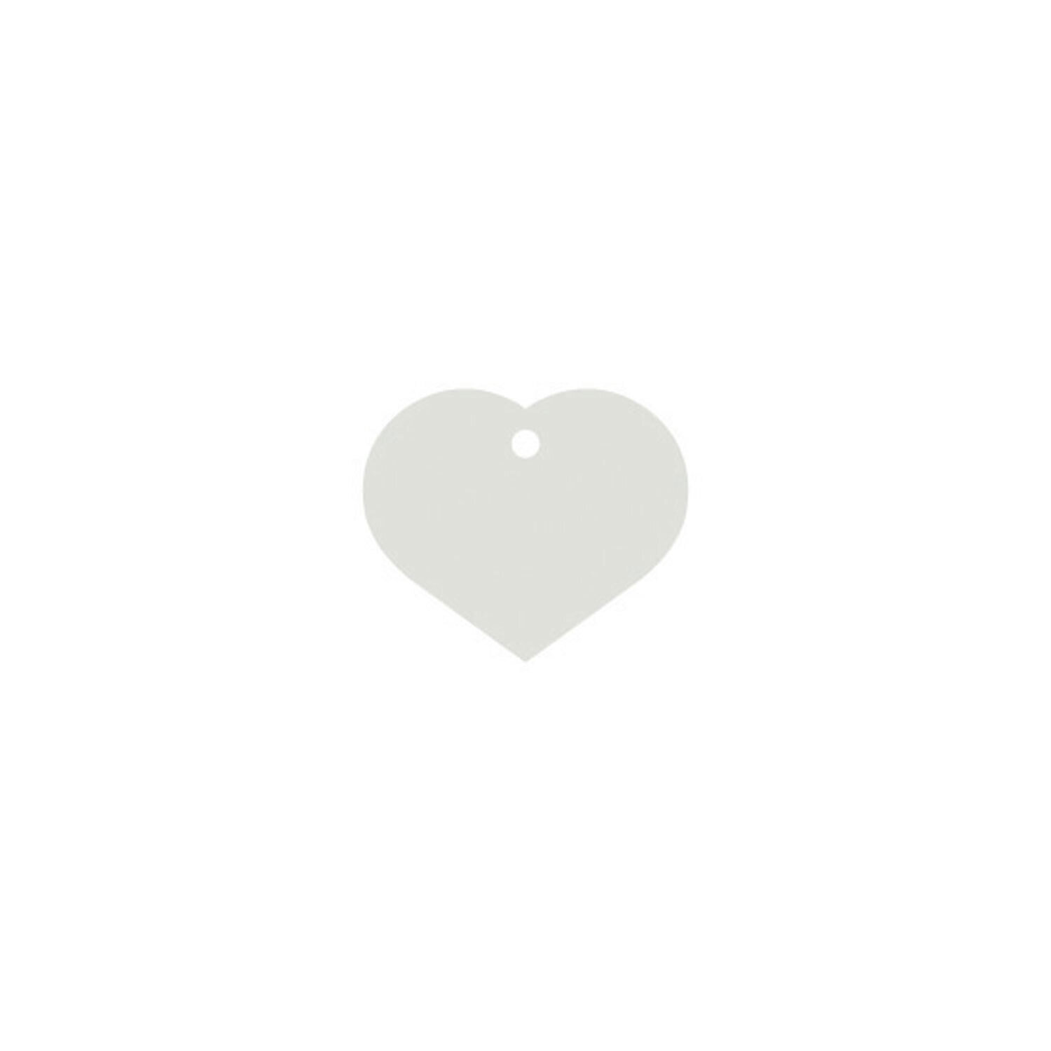 Placa IMARC Coraz�n Grande, 4 x 3 cm, Acero Inoxidable, Si quiere a�adir grabaci�n a�ada el art�culo H166200, indique el nombre a grabar en el campo de observaciones de su pedido. Se pueden a�adir hasta 2 grabaciones por placa.