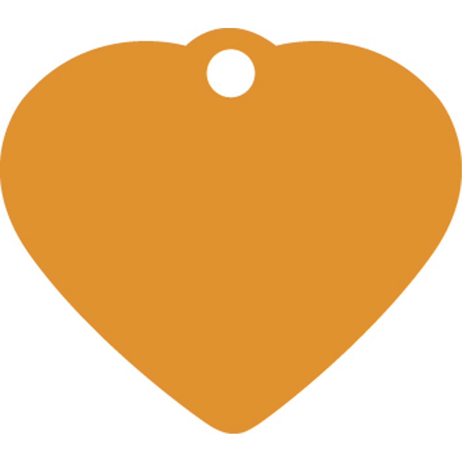 Placa IMARC Coraz�n Peque�o, 2.5 x 2 cm, Aluminio, Naranja. Si quiere a�adir grabaci�n a�ada el art�culo H166200, indique el nombre a grabar en el campo de observaciones de su pedido. Se pueden a�adir hasta 2 grabaciones por placa.