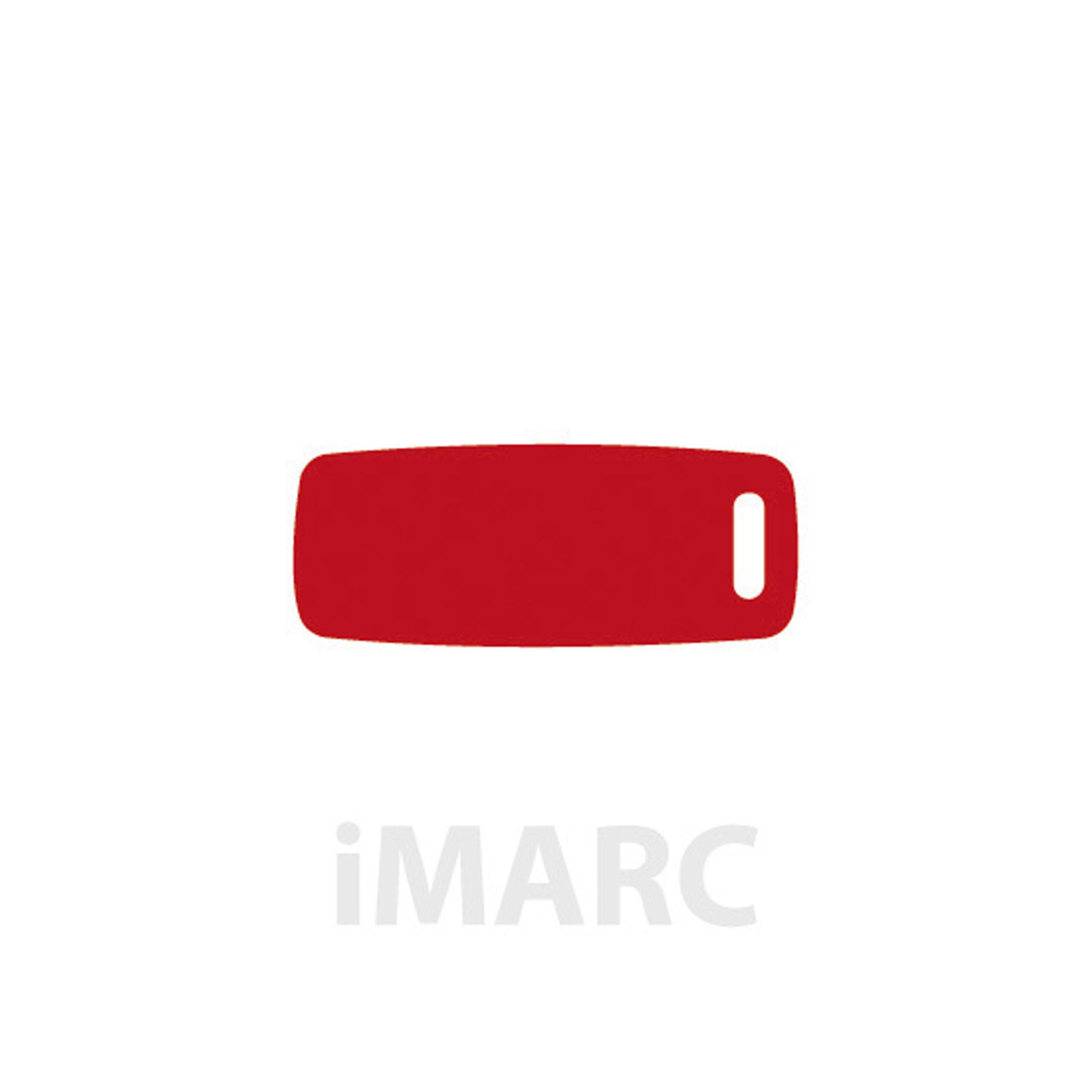 Placa Equipaje IMARC, Rojo, 7 x 3.5 cm. Si quiere a�adir grabaci�n a�ada el art�culo H166200, indique el nombre a grabar en el campo de observaciones de su pedido. Se pueden a�adir hasta 2 grabaciones por placa.