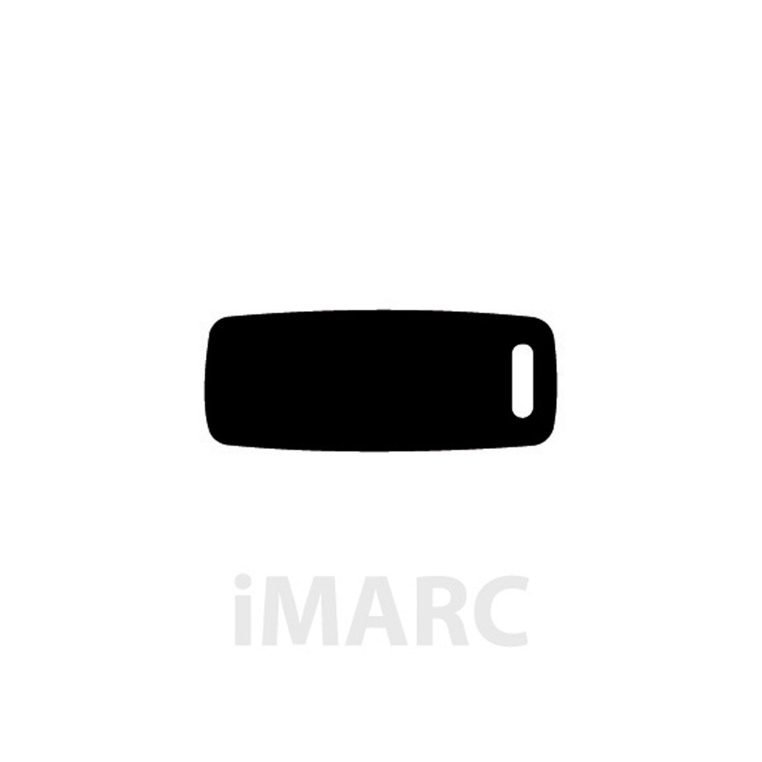 Placa Equipaje IMARC, Negro, 7 x 3.5 cm. Si quiere a�adir grabaci�n a�ada el art�culo H166200, indique el nombre a grabar en el campo de observaciones de su pedido. Se pueden a�adir hasta 2 grabaciones por placa.
