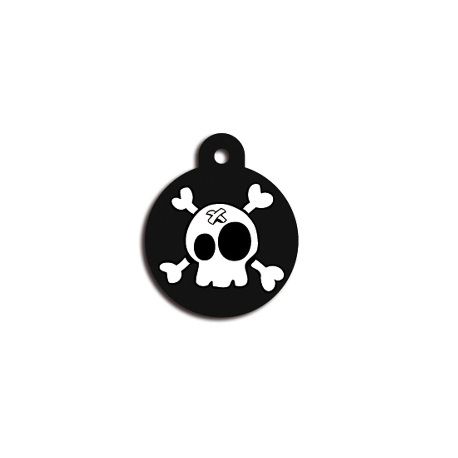 Placa IMARC C�rculo Grande, � 3 cm, Aluminio, Pirata2 Negro. Si quiere a�adir grabaci�n a�ada el art�culo H166200, indique el nombre a grabar en el campo de observaciones de su pedido.