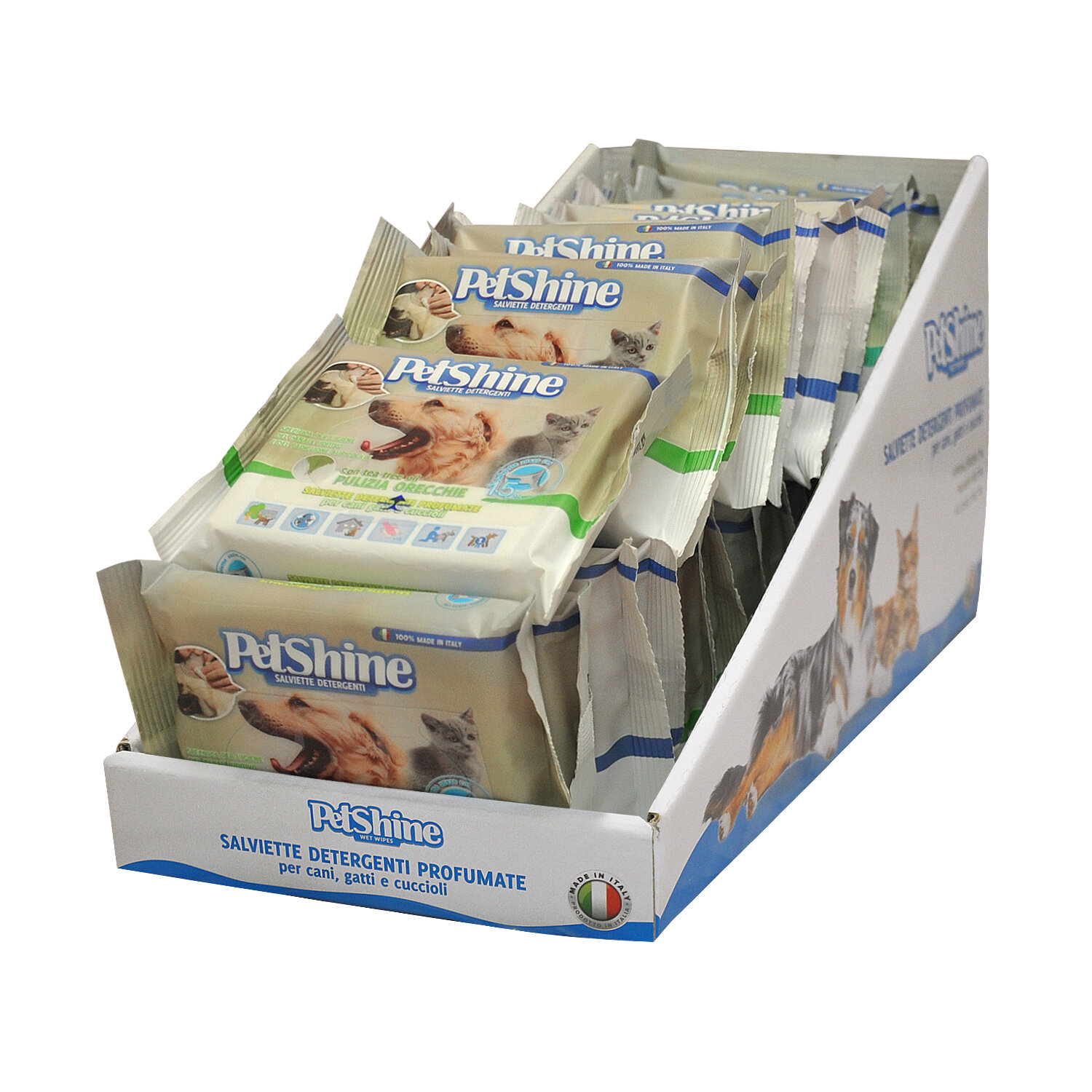 10 Toallitas Higiene para Orejas Perro/Gato, 15uds