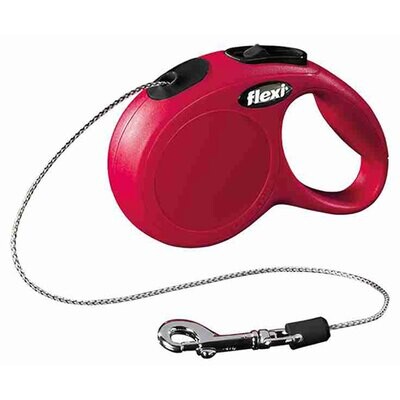 flexi New CLASSIC, XS, 3 m, Rojo