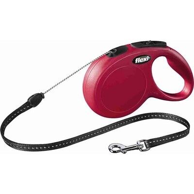 flexi New CLASSIC Long, S, 8 m, Rojo