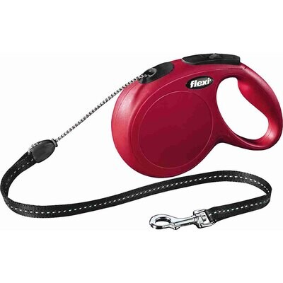 flexi New CLASSIC Long, M, 8 m, Rojo