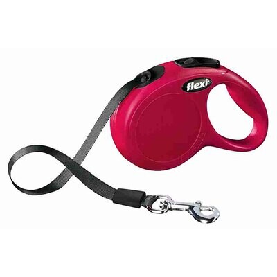 flexi New CLASSIC COMPACT, XS, 3 m, Rojo