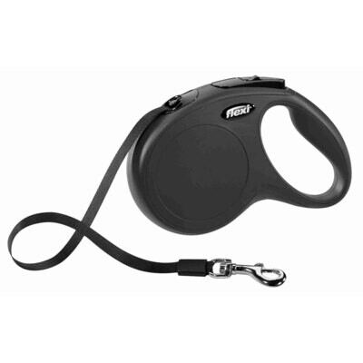 flexi New CLASSIC, Cinta, M, 5 m, Negro