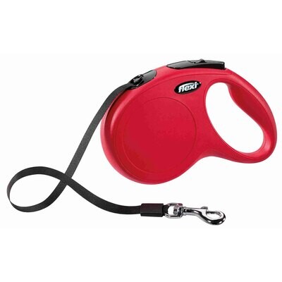 flexi New CLASSIC, Cinta, M, 5 m, Rojo