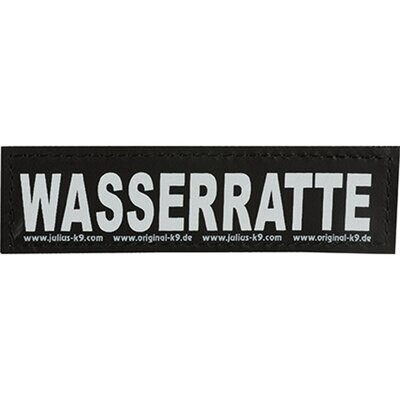 2 Etiquetas Extra�bles Julius-K9�, S, WASSERRATTE