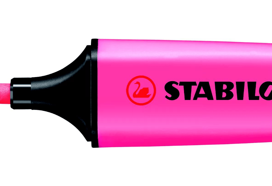 STABILO Boss Original Marcador fluorescente, punta biselada, 2-5 mm, Rosa