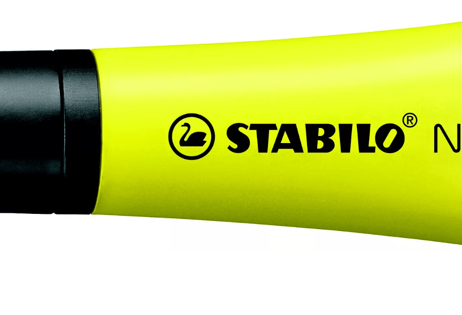 STABILO Neon Marcador fluorescente, punta biselada, 2 mm-5 mm, Amarillo