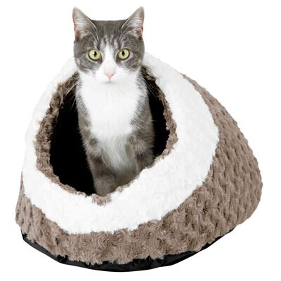 Cueva Suave Kaline, 35 � 26 � 41 cm, Gris topo-Crema