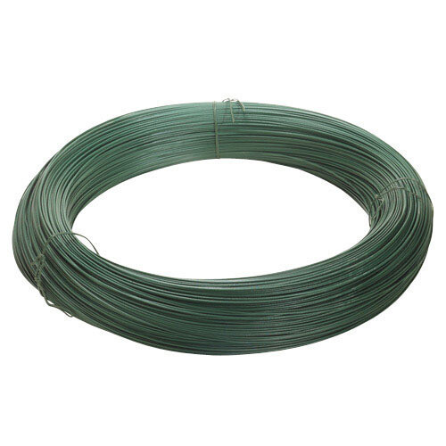 Alambre plastificado Verde Rollo 25 Kg. / N�17