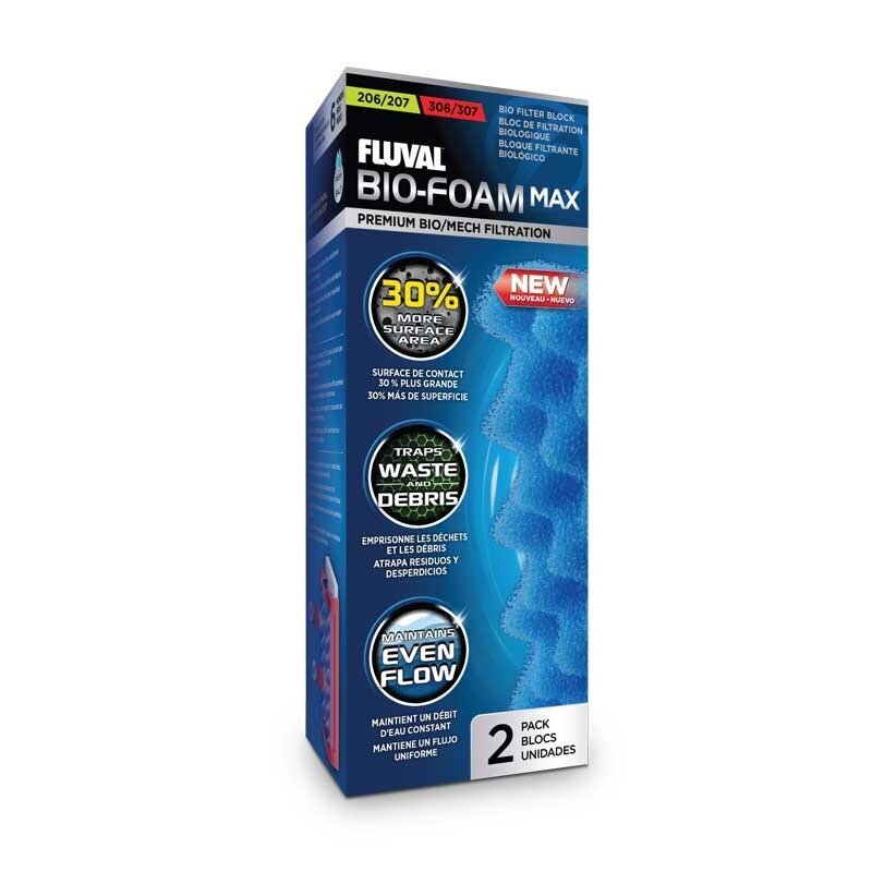 Fluval Bio-Foam Max Azul 207/307, 2uds