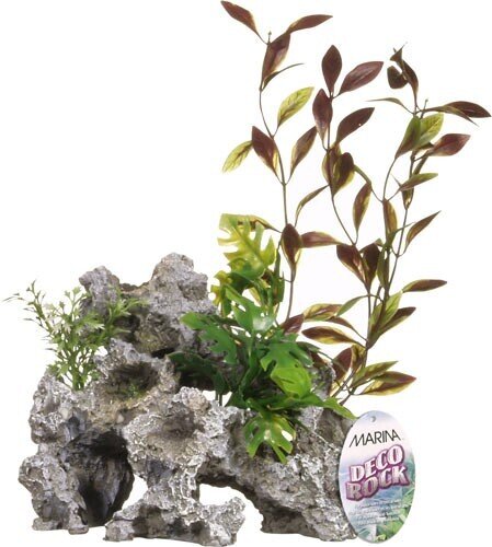 MARINA DECO ROCK - ROCA CON PLANTAS GRANDE MARINA DECO ROCK - ROCA CON PLANTAS GRANDE