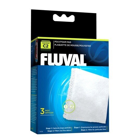 Fluval Foamex/Poli�ster C2, 3uds