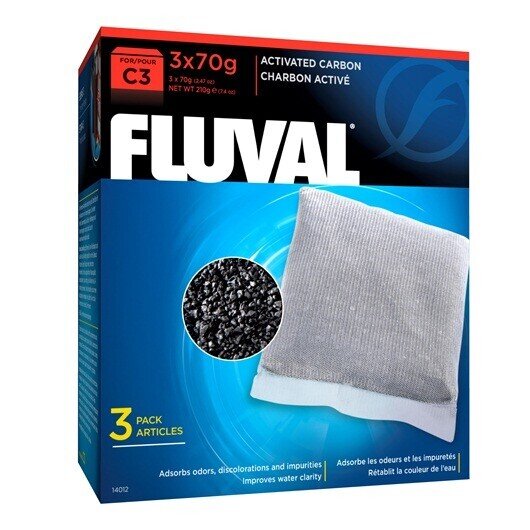 Fluval Carb�n Activado C3, 3uds