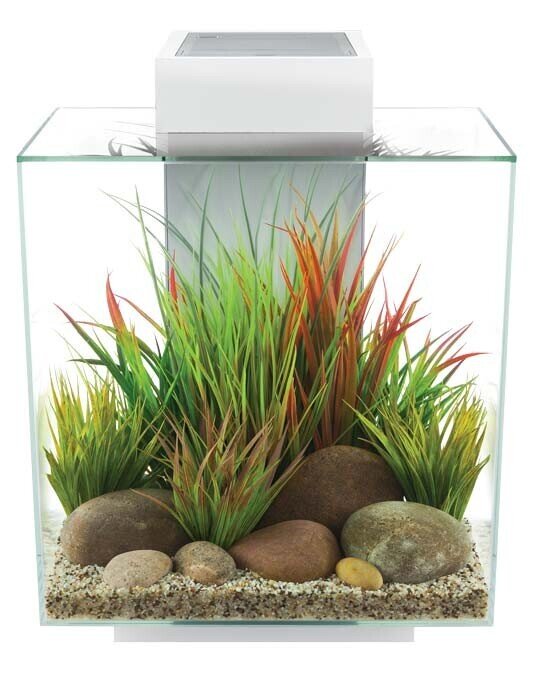 Fluval Edge LED 2.0 Nano Acuario, Blanco, 46L