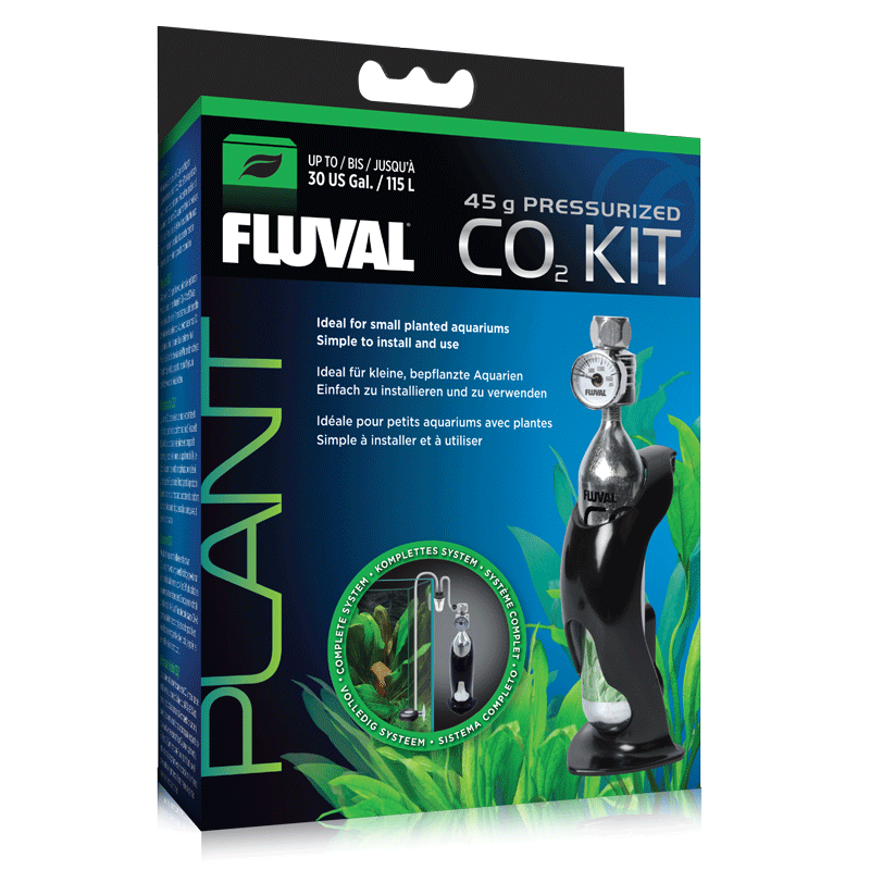 Fluval CO2 Kit Presurizado 45g para 115l Fluval CO2 Kit Presurizado 45g para 115l