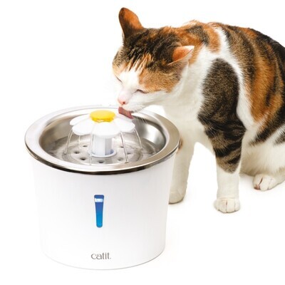 Catit Flower Fountain Acero Inoxidable, 3L