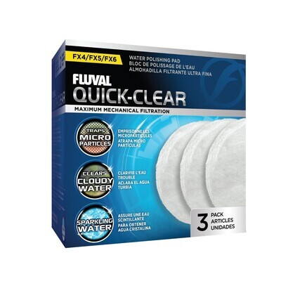 Fluval Quick ClearAlmohadilla Ultra Fina FX, 3uds