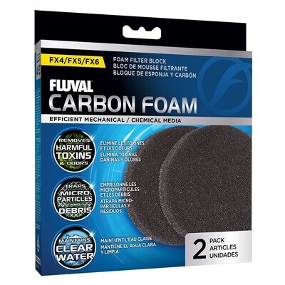 Fluval Foamex con Carb�n FX, 2uds