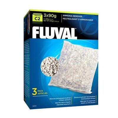 Fluval Eliminador Amoniaco C2, 3uds