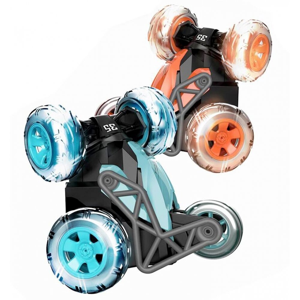 Coche R/C giro 360º 7 funciones 19 cm