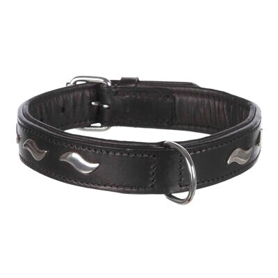 Collar Active Remaches, M, 37-44 cm/25 mm, Negro