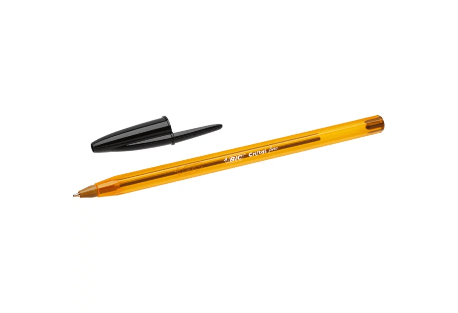 BiC Cristal Original Fine Bolígrafo de punta de bola, punta fina 3 BOLIGRAFOS NEGROS