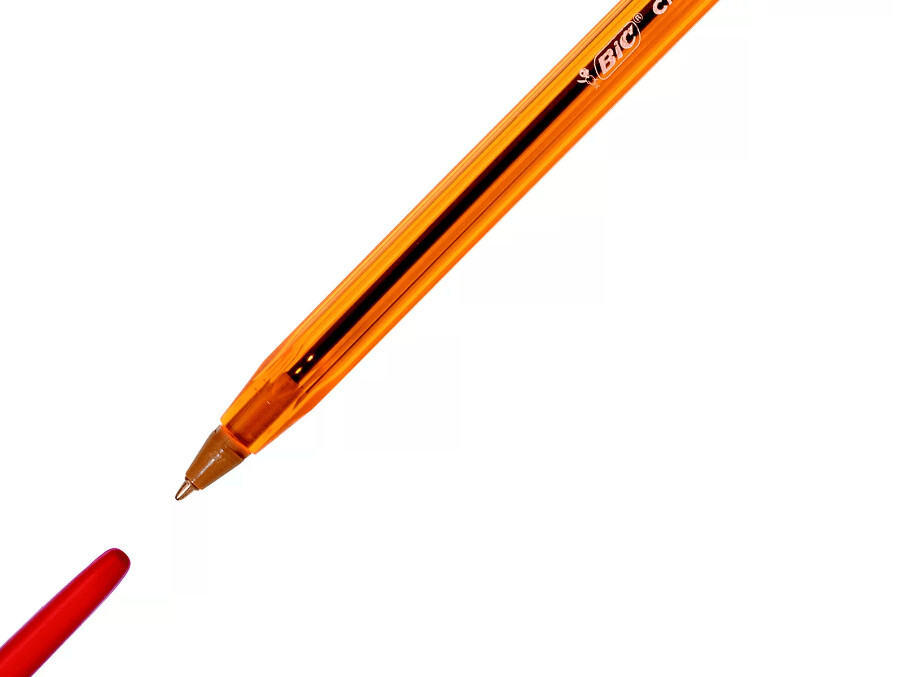 BiC Cristal Original Fine Bolígrafo de punta de bola, punta fina 3 BOLIGRAFOS ROJOS