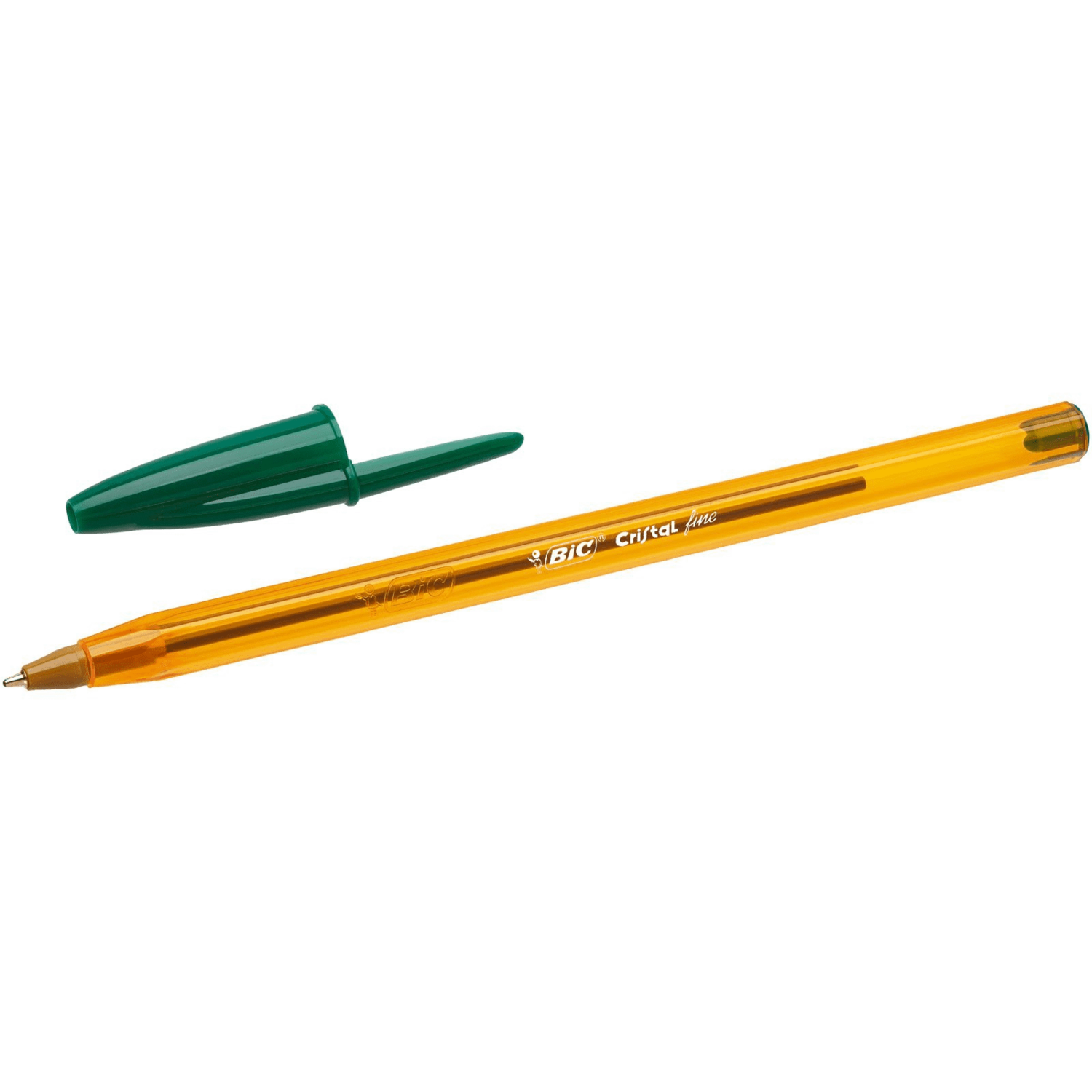 BiC Cristal Original Fine Bolígrafo de punta de bola, punta fina 3 BOLIGRAFOS VERDES
