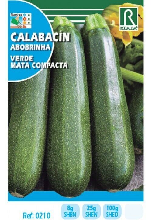 HORTALIZAS CALABACIN VERDE MATA COMPACTA
