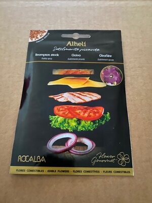 FLORES COMESTIBLES SEMILLAS ALHELI