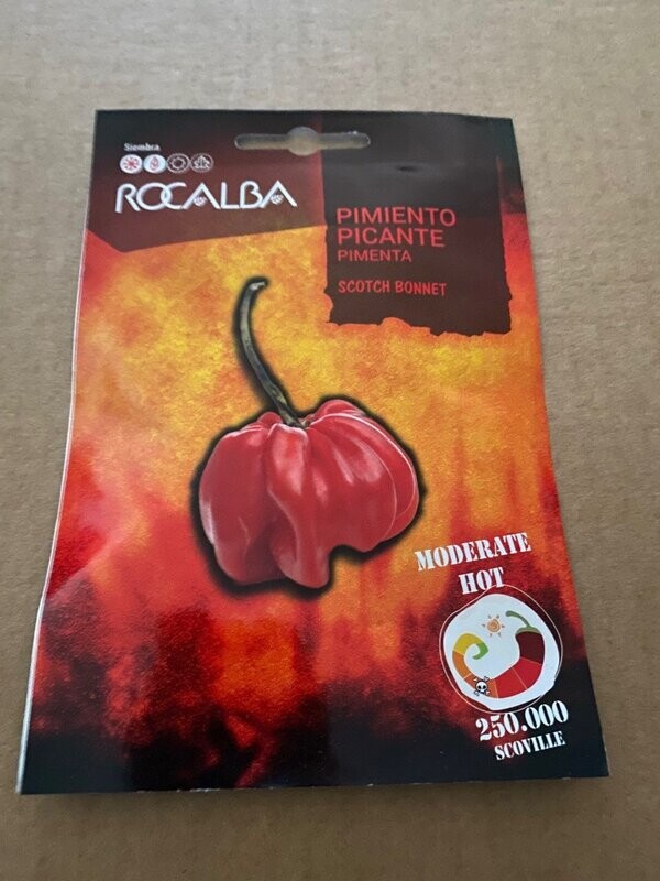 HORTALIZAS PIMIENTO PICANTE SEMILLAS SCOTH BONNET