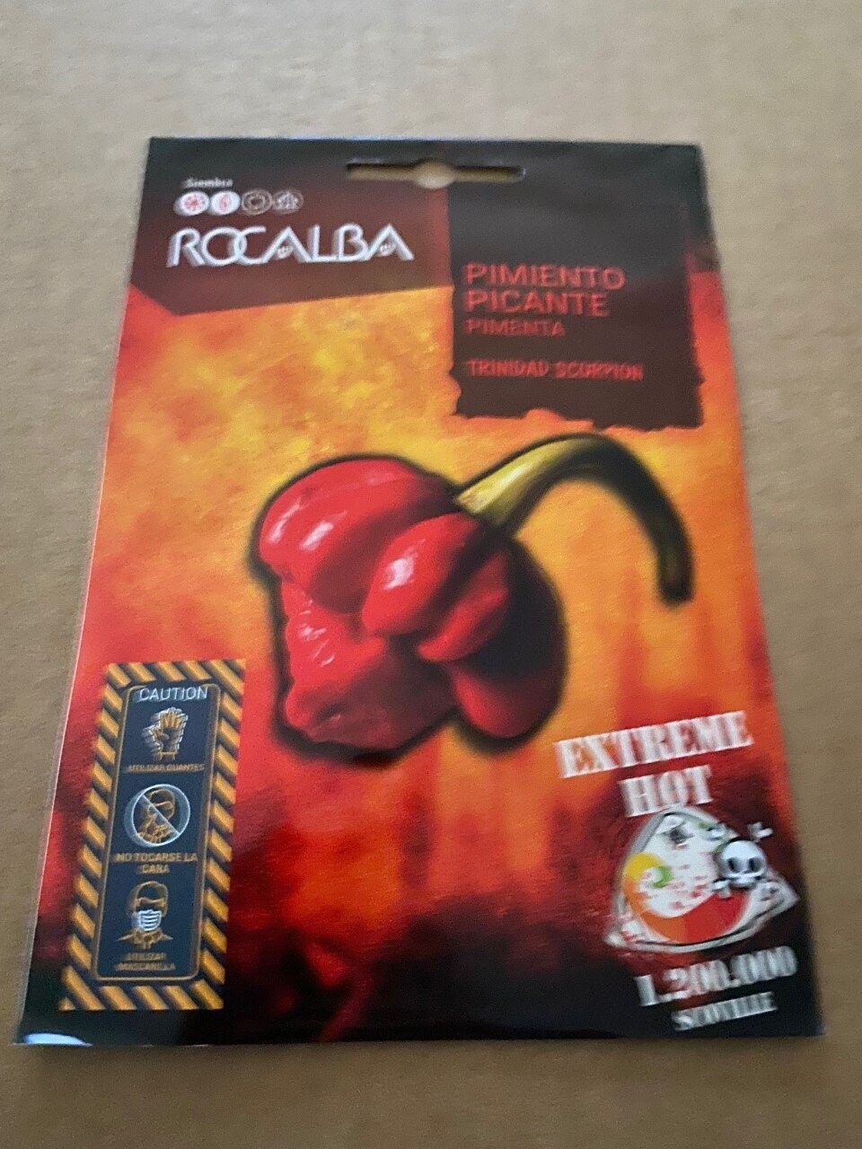 HORTALIZAS PIMIENTO PICANTE SEMILLAS TRINIDAD