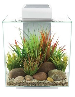 Fluval Edge LED 2.0 Nano Acuario, Blanco, 46L