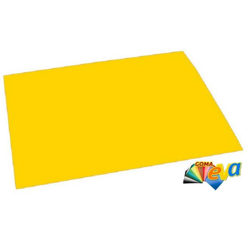 Hoja goma Eva 40x60 Amarillo