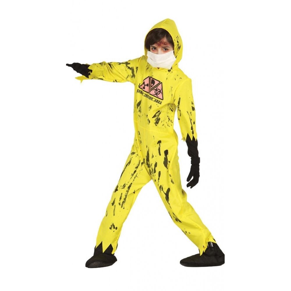 Disfraz 3-4 Zombie nuclearMonocapucha