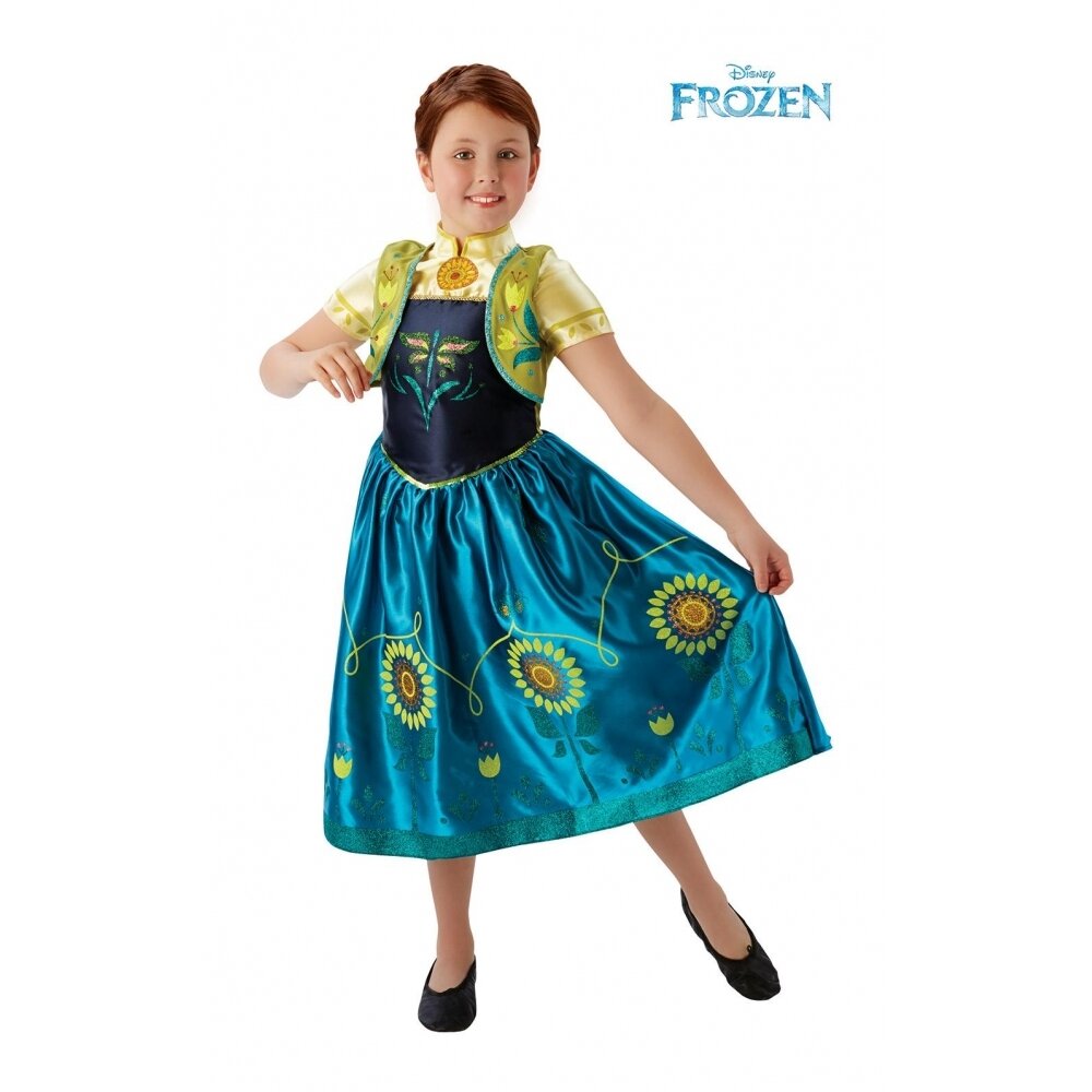 Frozen Disfraz Anna 5-6a�Vestido+chaleco