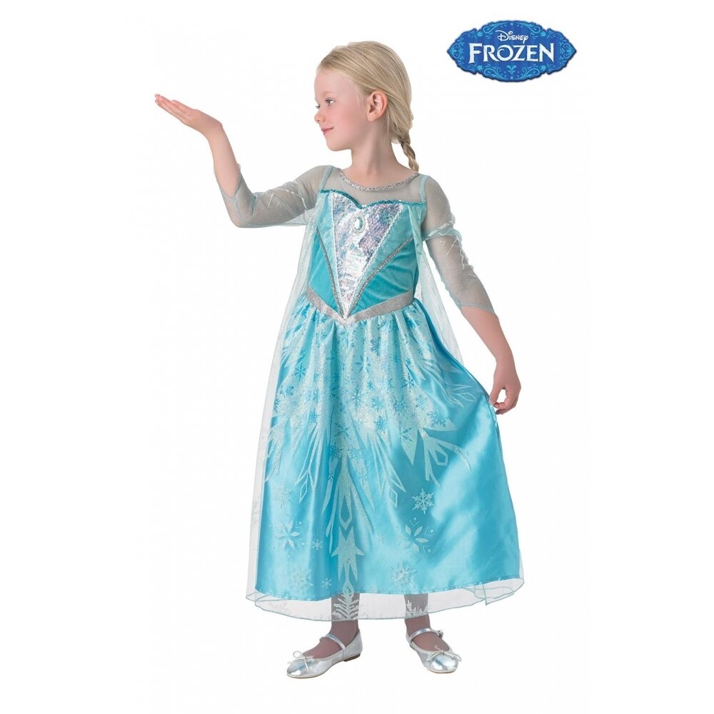 Frozen Disfraz Elsa 5-6a�oVestido c/capa