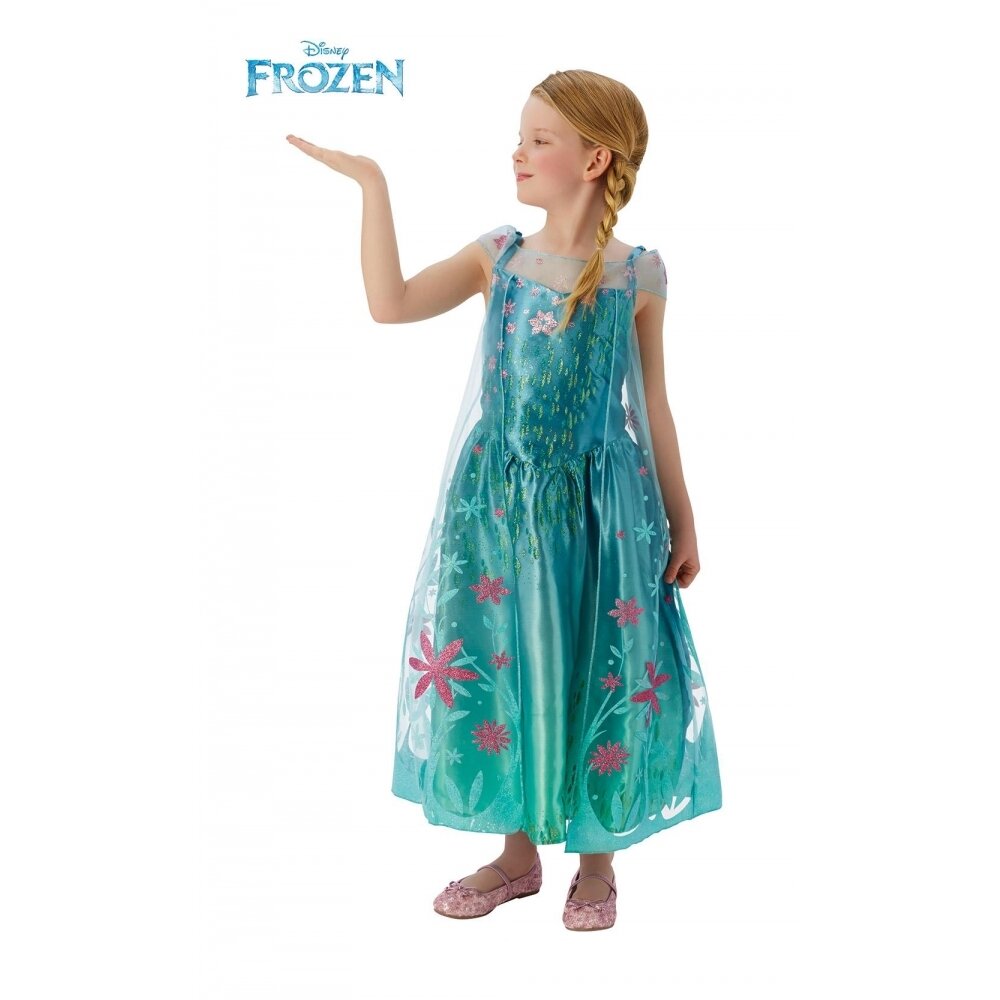 Frozen Disfraz Elsa 5-6a�oVestido c/capa