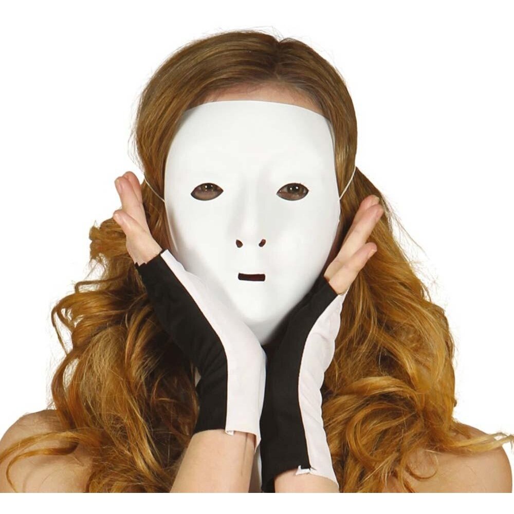 Careta Blanca Pl�stico
