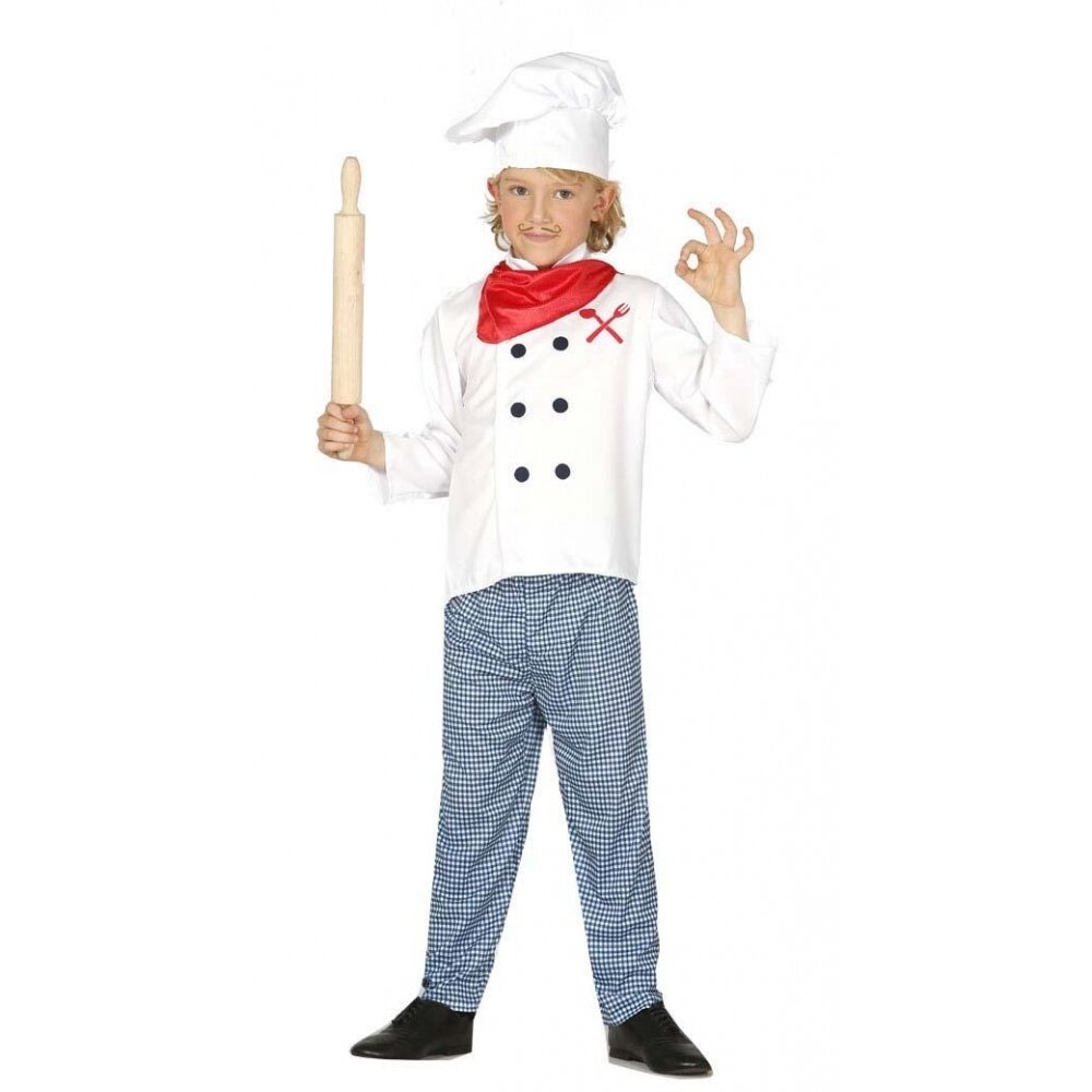 Disfraz 7-9 a�os Cocinero.Traje+gorro...