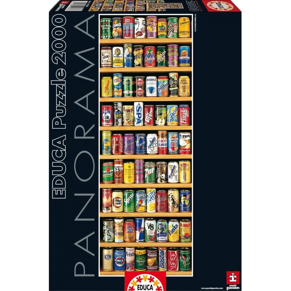 Puzzle Educa 2000 panorama Latas