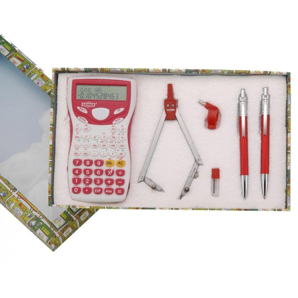 Set Calculadora+comp�s+escritura 29x17