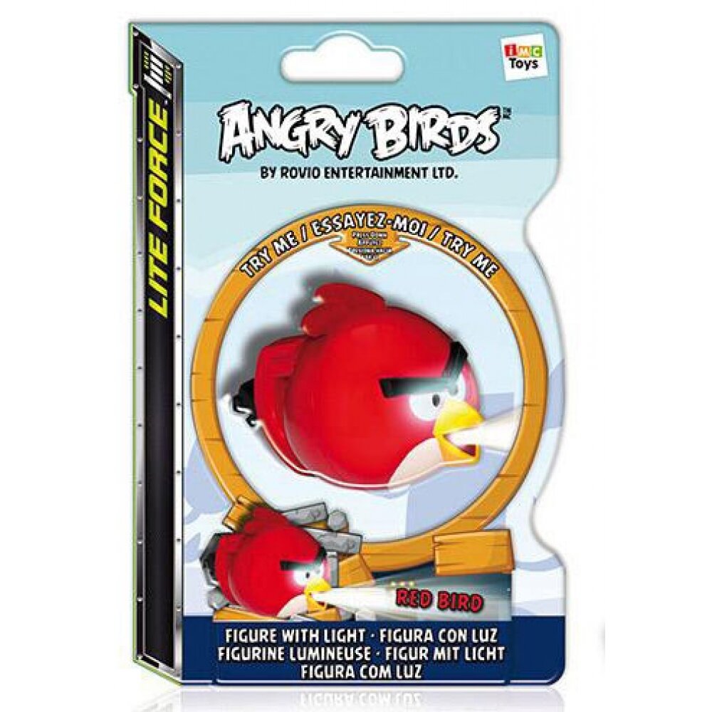 Angry Birds Figura con luz 6 cm - 3 mod