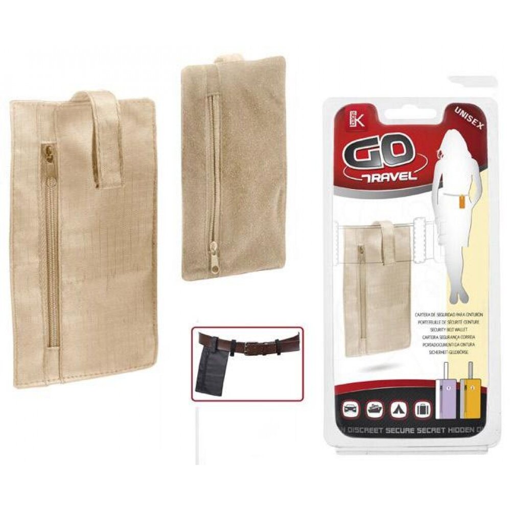 Bolsito seguridad p/viaje cintur�n 20x10