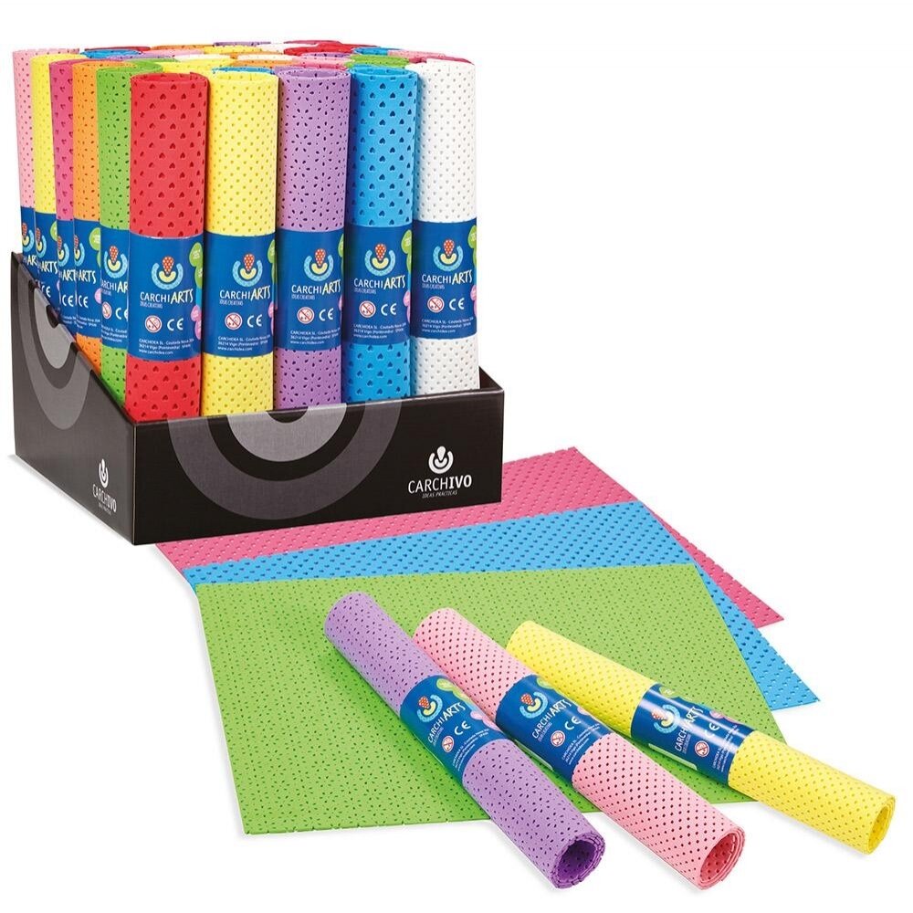 Exp36 Rollos goma Eva Perforada 40x30cm
