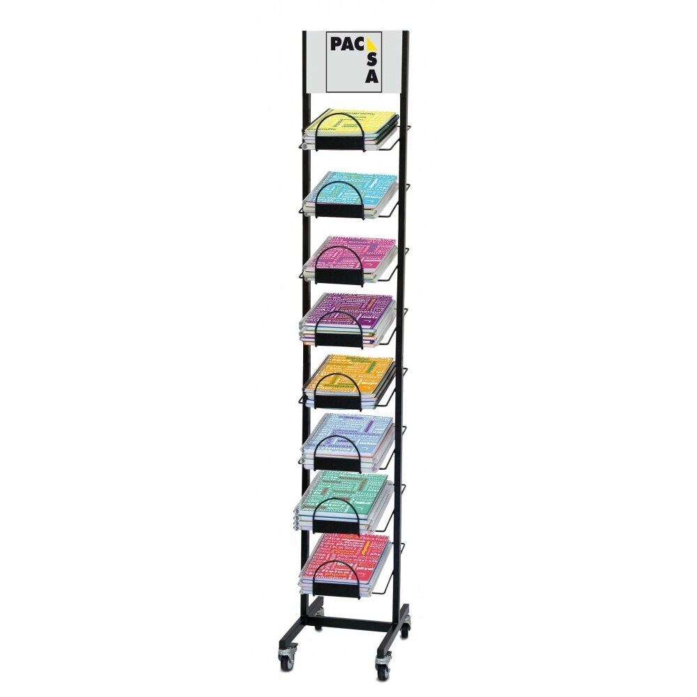 Expositor VAC�O 8 baldas para Cuadernos